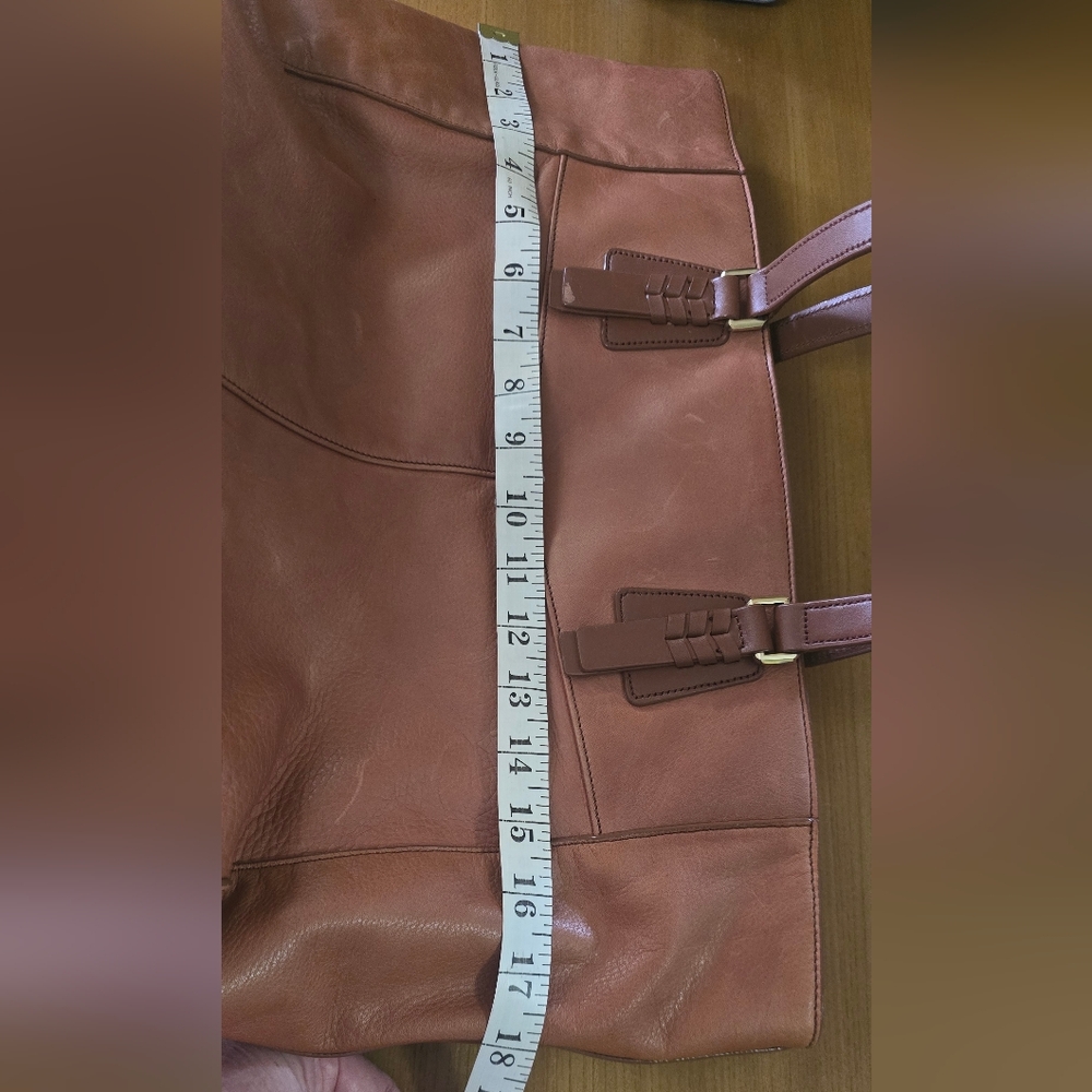 Cole Haan Felicity Hobo Sequoia Brown Tote Bag Leather - Picture 6 of 11
